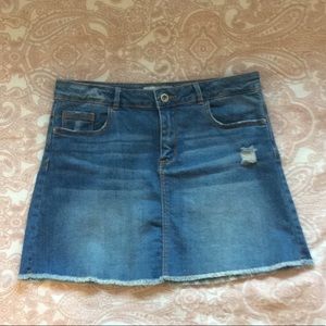 Zara denim skirt